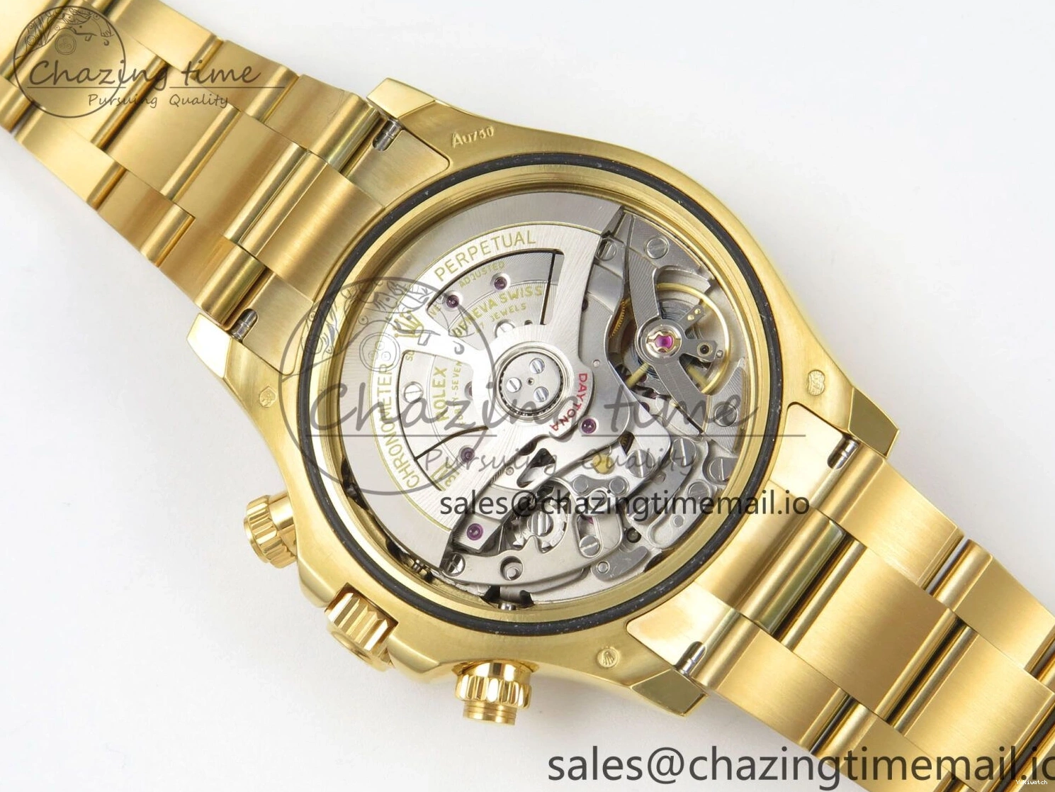 Clone Dial 1:1 YG Edition Daytona Bracelet Super Black Best DD4131 Diamonds YG 126508 on YG Clean 0307